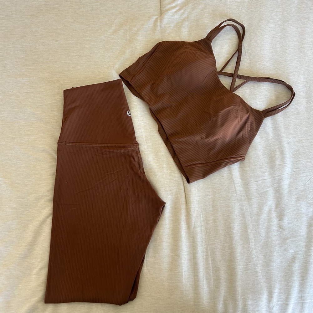 Lululemon Java Ribbed Set - image 1